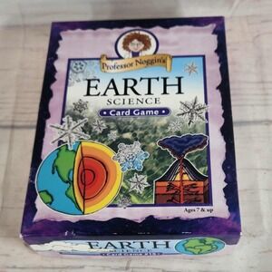 Professor Noggins Earth Science Card Game Ages 7 and Up Educational Learning Fun